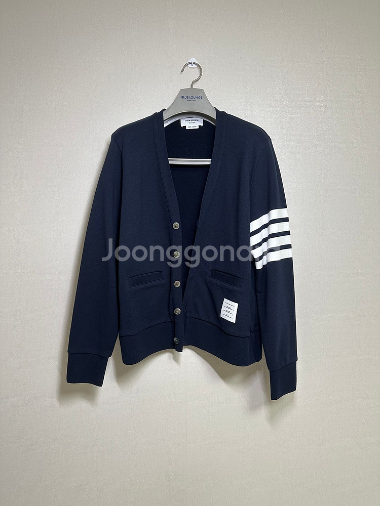 정품 톰브라운 사선 코튼가디건 2사이즈--0