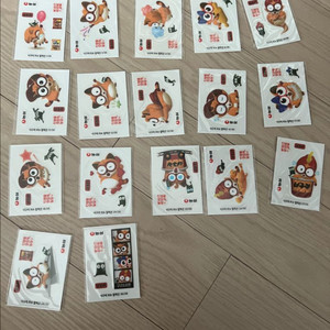 너구리 라면 띠부씰