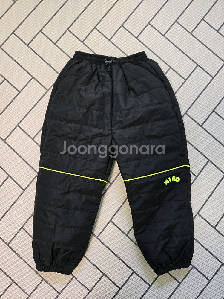 히로 스노우 퀼팅 블랙 120--0