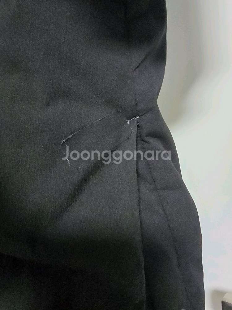 뉴발란스키즈 구스다운 롱패딩점퍼 160사이즈 블랙--4