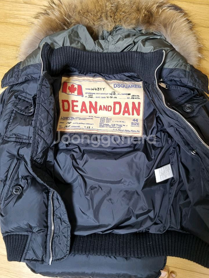 디스퀘어드/라쿤패딩/44--2