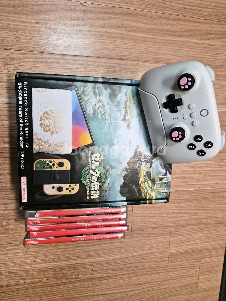 OLED 젤다 에디션 게임 18개 + 게임칲5개 판매--0