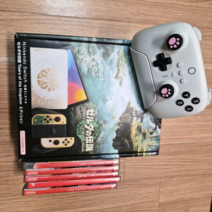 OLED 젤다 에디션 게임 18개 + 게임칲5개 판매