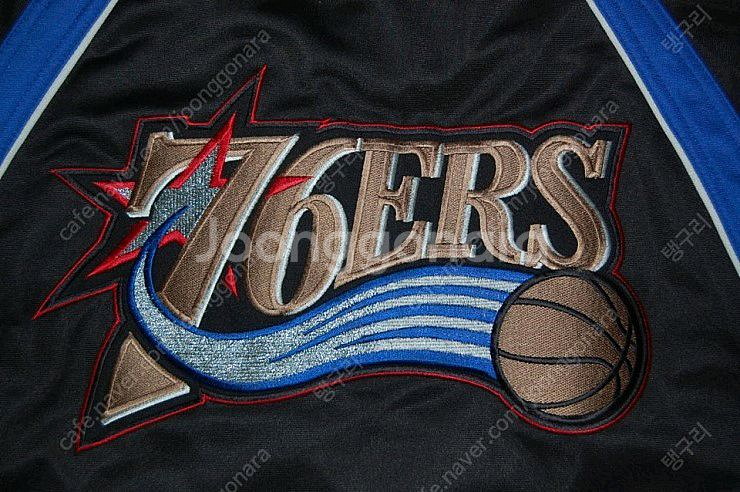 NBA 필라델피아 식서스 리복 슈팅 져지 트랙탑 팝니다--8