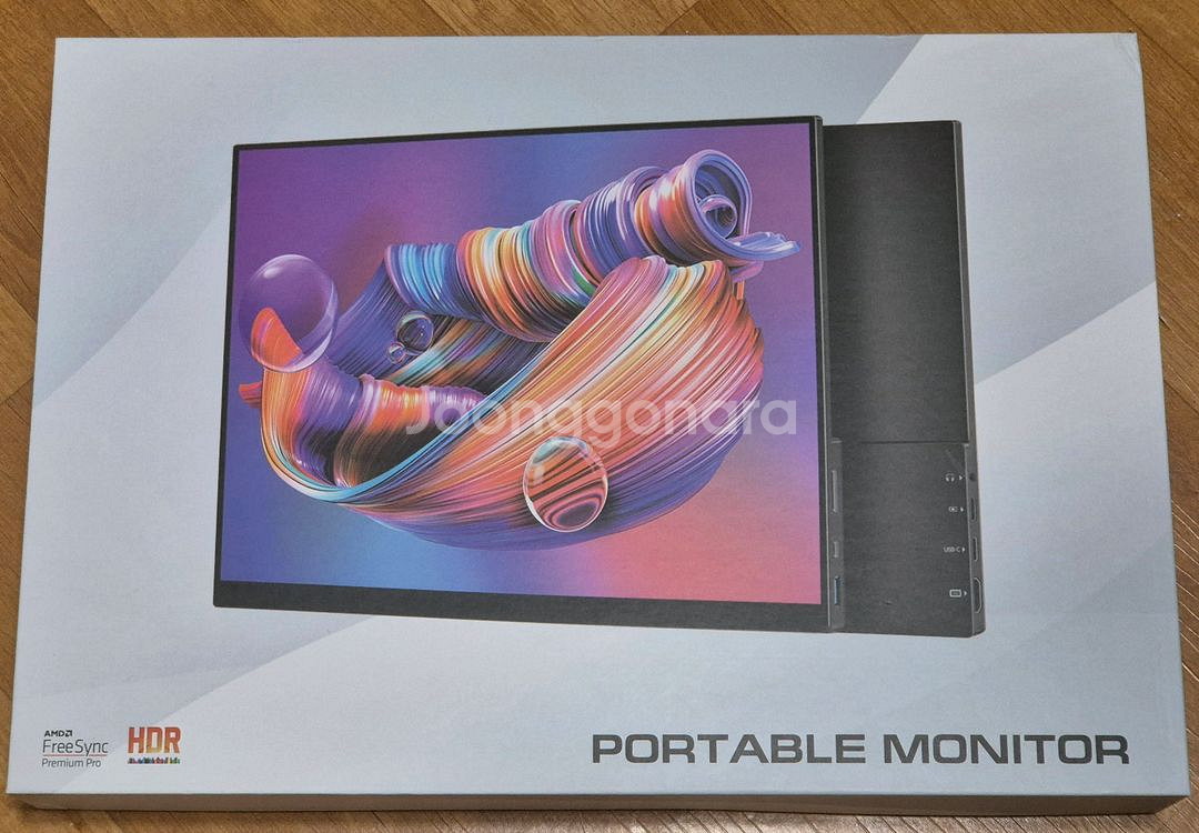 4K UHD IPS 고화질 포터블 터치 모니터 휴대용--0