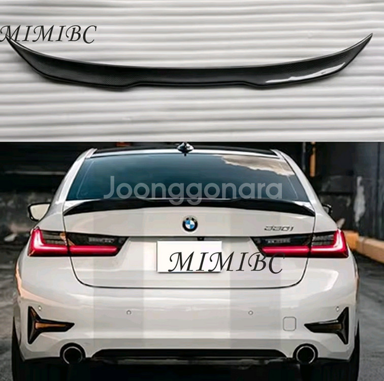 [신품 반값인하] BMW 3시리즈 G20 카본 스포일러--1