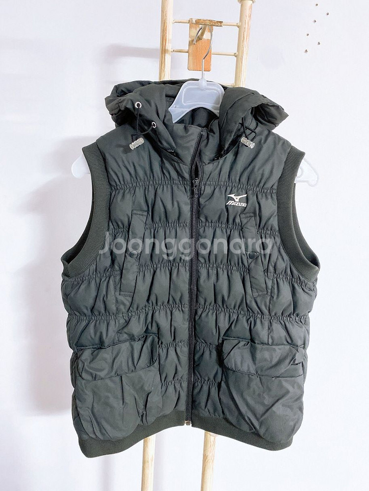 (정품)미즈노오리털후드패딩조끼(여성용85)--0
