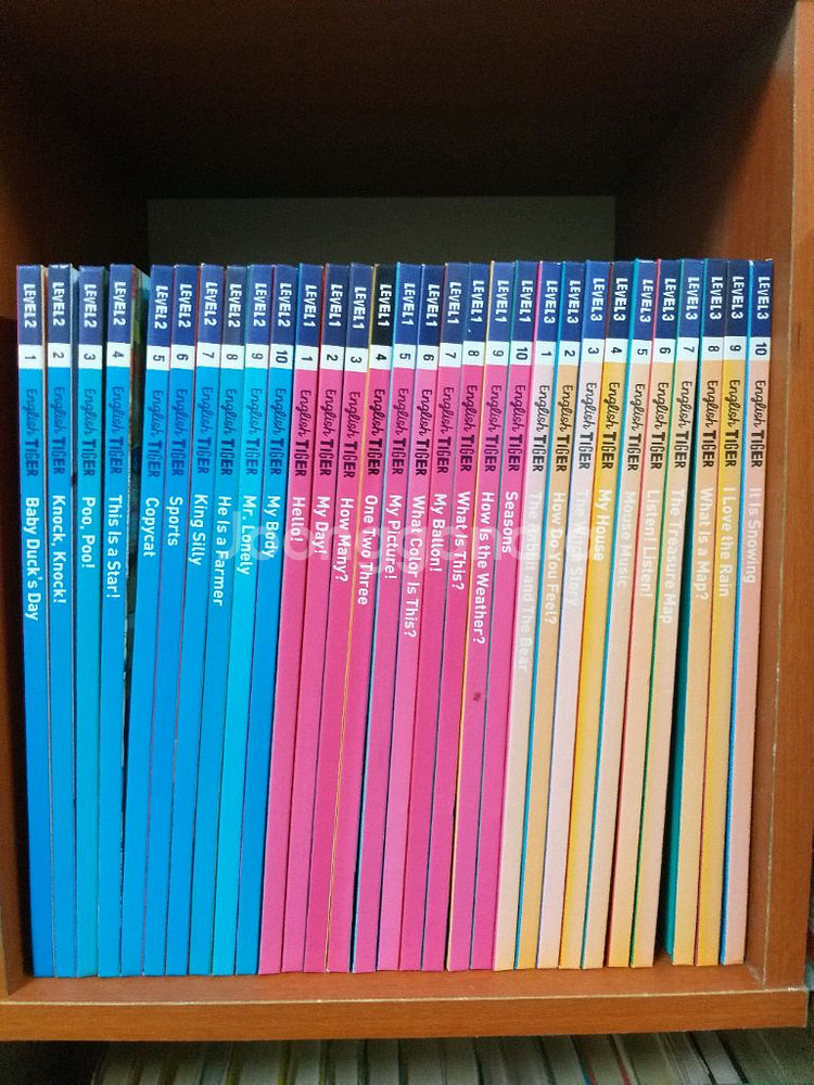 *잉글리쉬타이거영어원서레벨1,2,3전30권--0