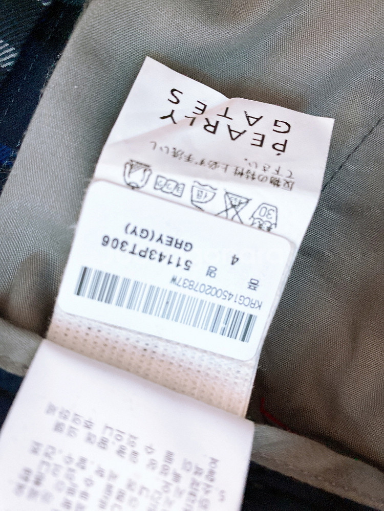 (정품)파리게이츠골프면체크스판바지(남성용30)--7