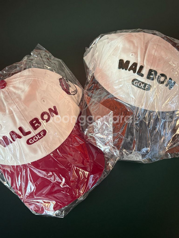 말본 멀티컬러 볼캡 골프 모자 새상품--2