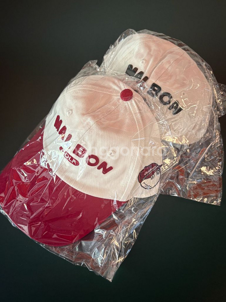 말본 멀티컬러 볼캡 골프 모자 새상품--1