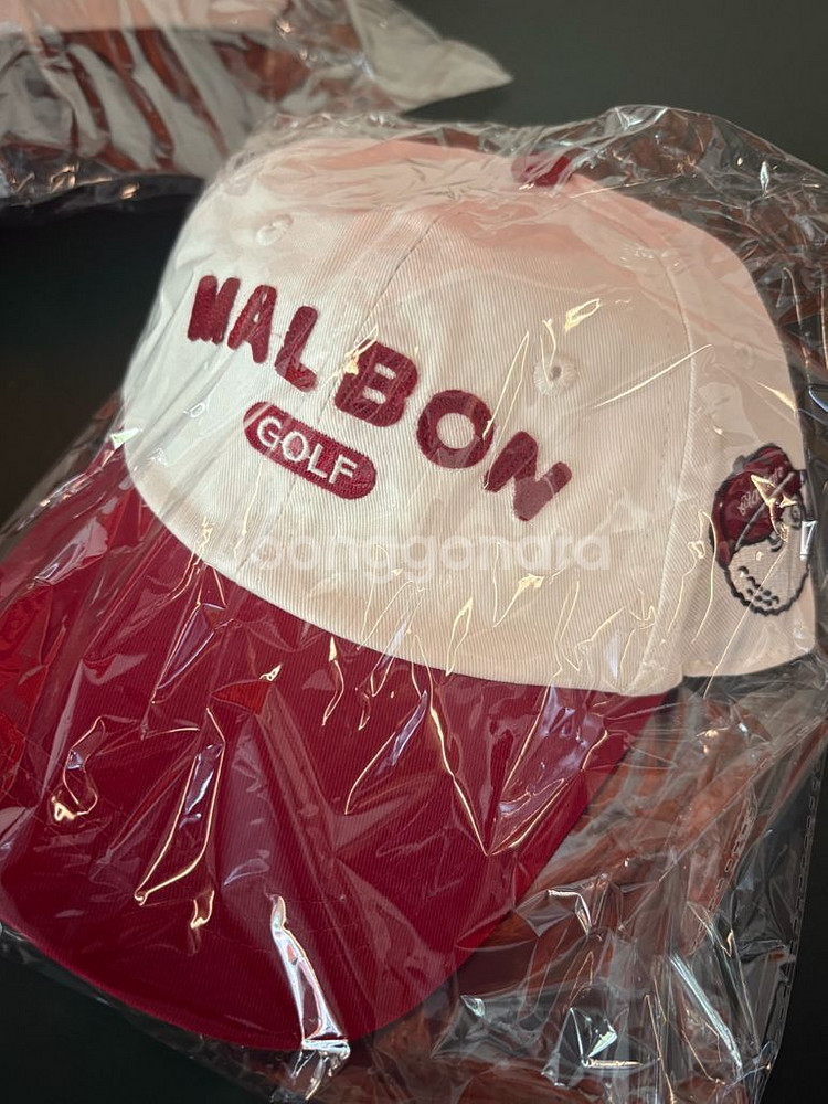 말본 멀티컬러 볼캡 골프 모자 새상품--3