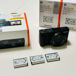 소니 카메라 ZV-1 블랙 + NP-BX1 배터리2개