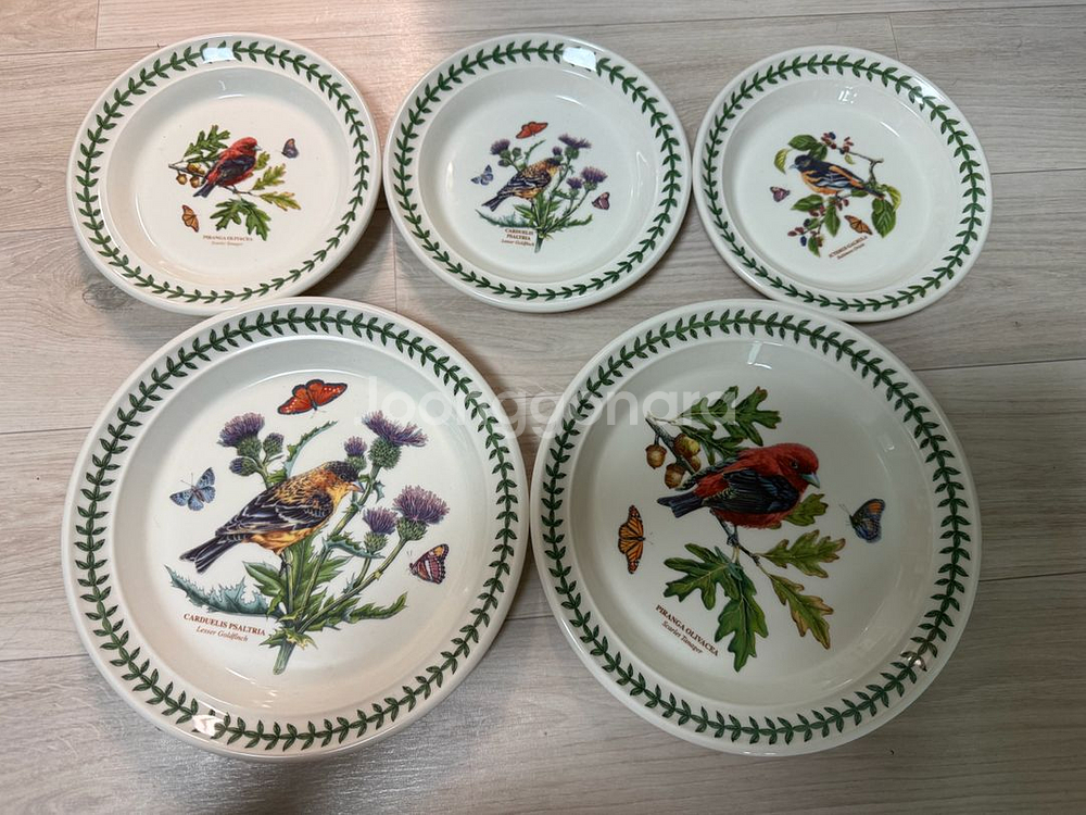 영국산)포트메리온 보타닉가든 버드 접시--0