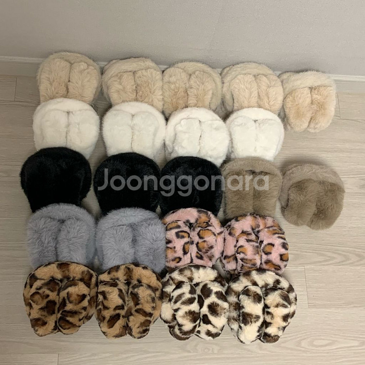 리얼 토끼털 귀마개(일괄판매)--1