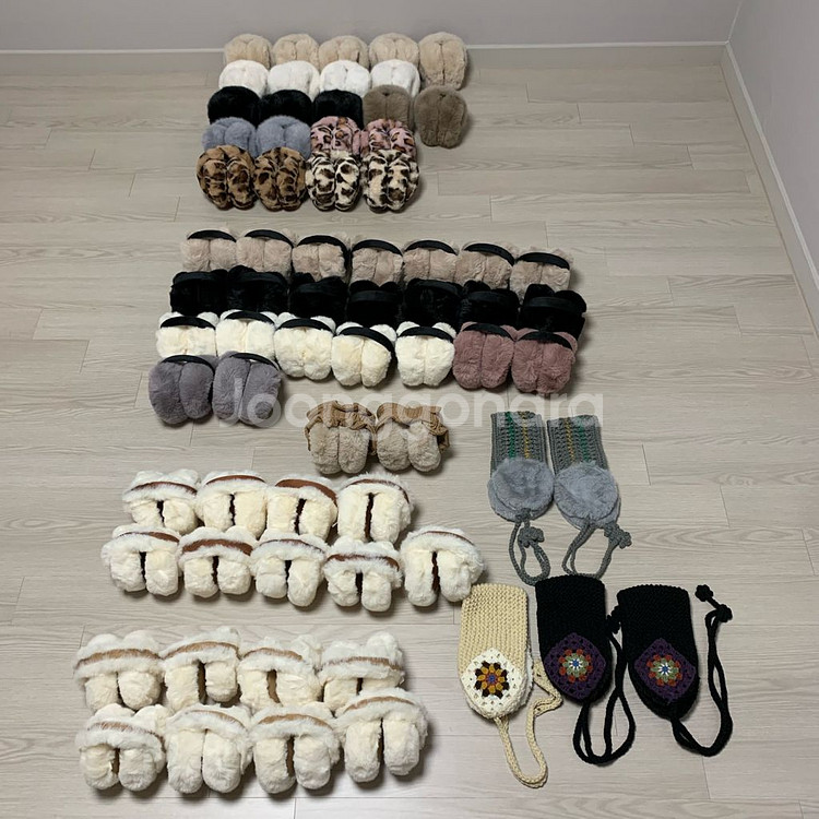 리얼 토끼털 귀마개(일괄판매)--0