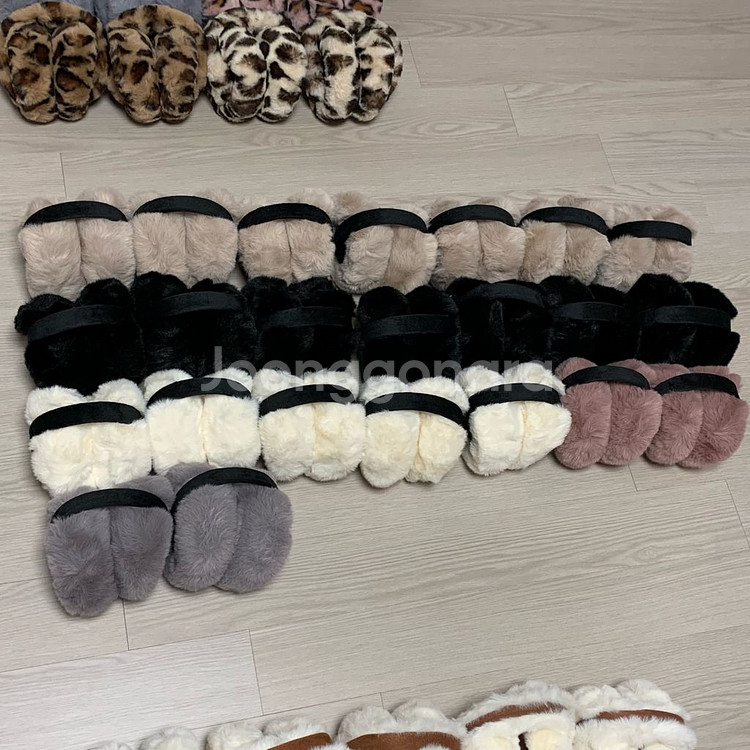 리얼 토끼털 귀마개(일괄판매)--2