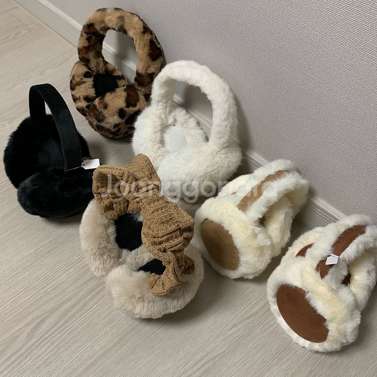 리얼 토끼털 귀마개(일괄판매)--5