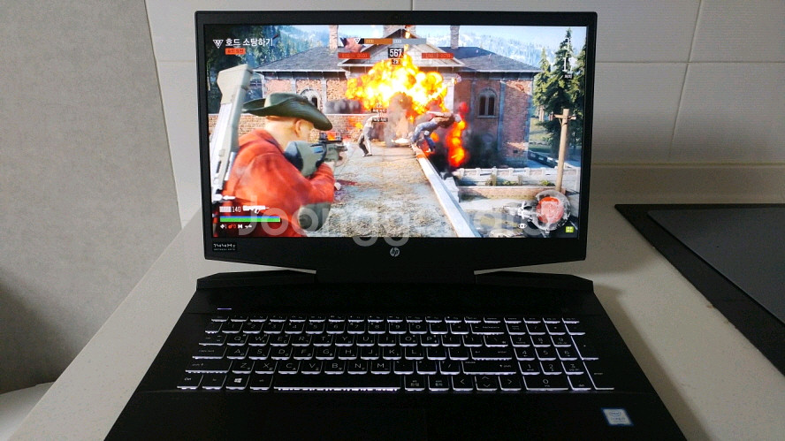 HP 파빌리온 17.3인치 게이밍/램32,1660Ti--0