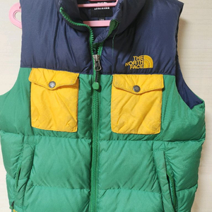 노스페이스 키즈 패딩조끼 120
