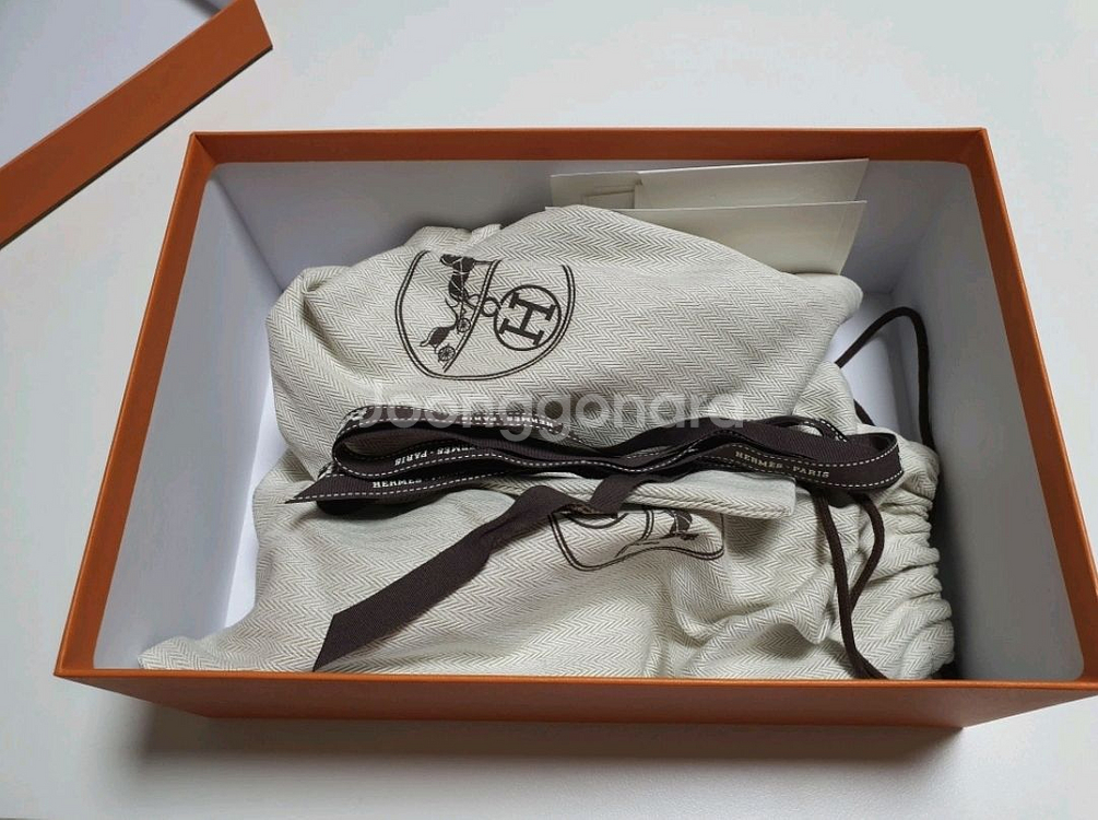 에르메스 Gigi 50 샌들 데님--6