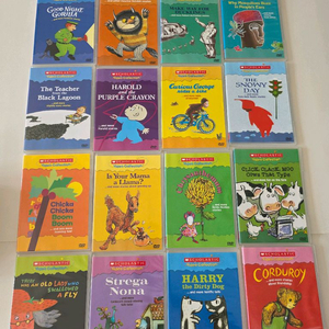 스콜라스틱 100 스토리북 영상 씨디16개 세트