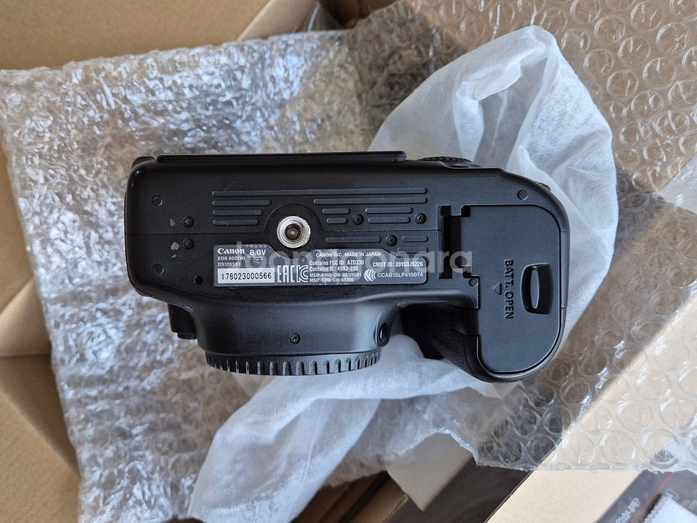 캐논 DSLR 카메라 EOS 80 D (W) BODY--6