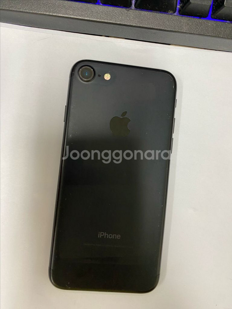 아이폰7 매트블랙 액정SS급 32GB 녹음X빈티지카메라--0