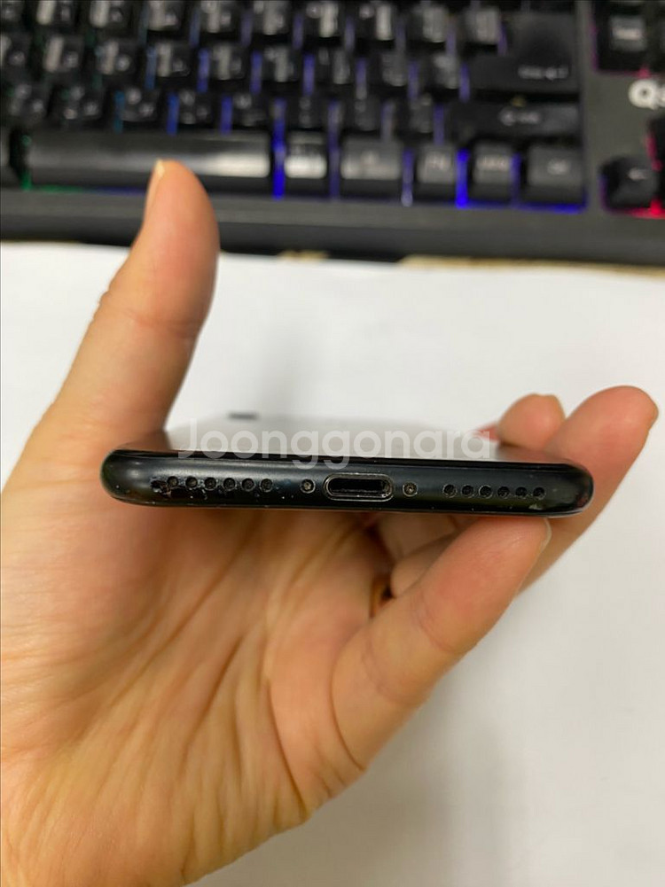 아이폰7 매트블랙 액정SS급 32GB 녹음X빈티지카메라--6