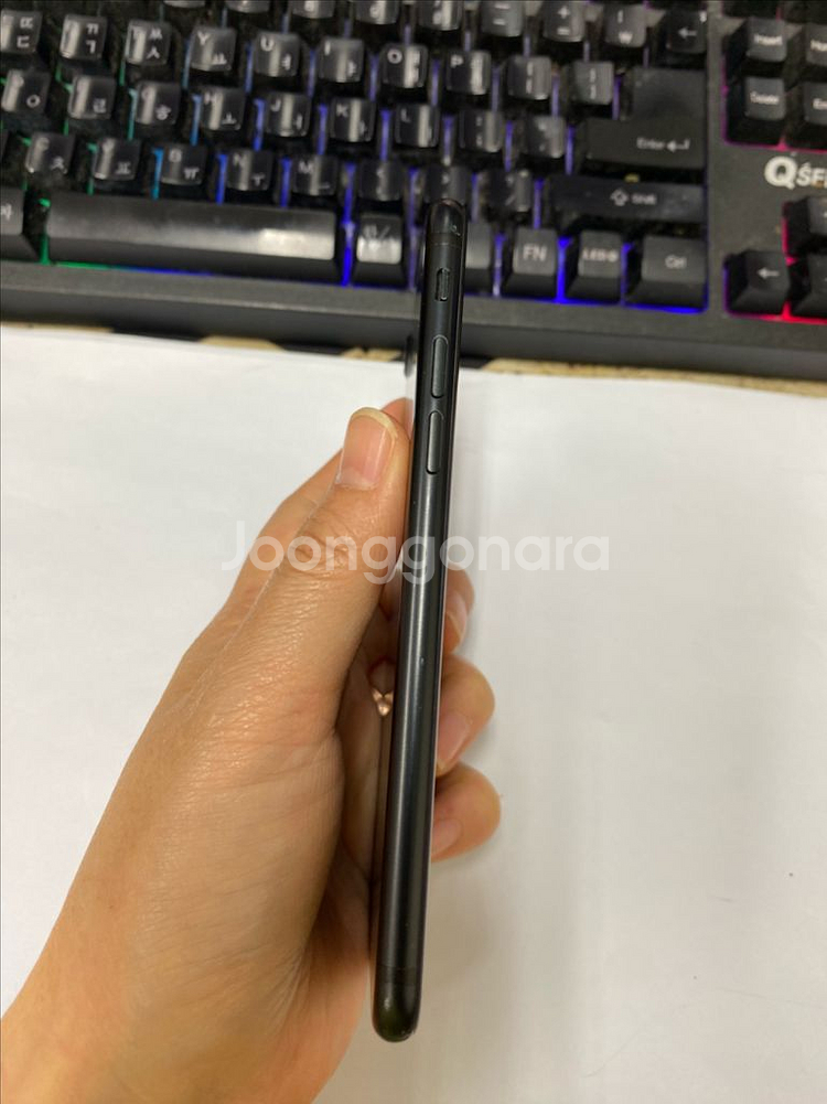 아이폰7 매트블랙 액정SS급 32GB 녹음X빈티지카메라--4