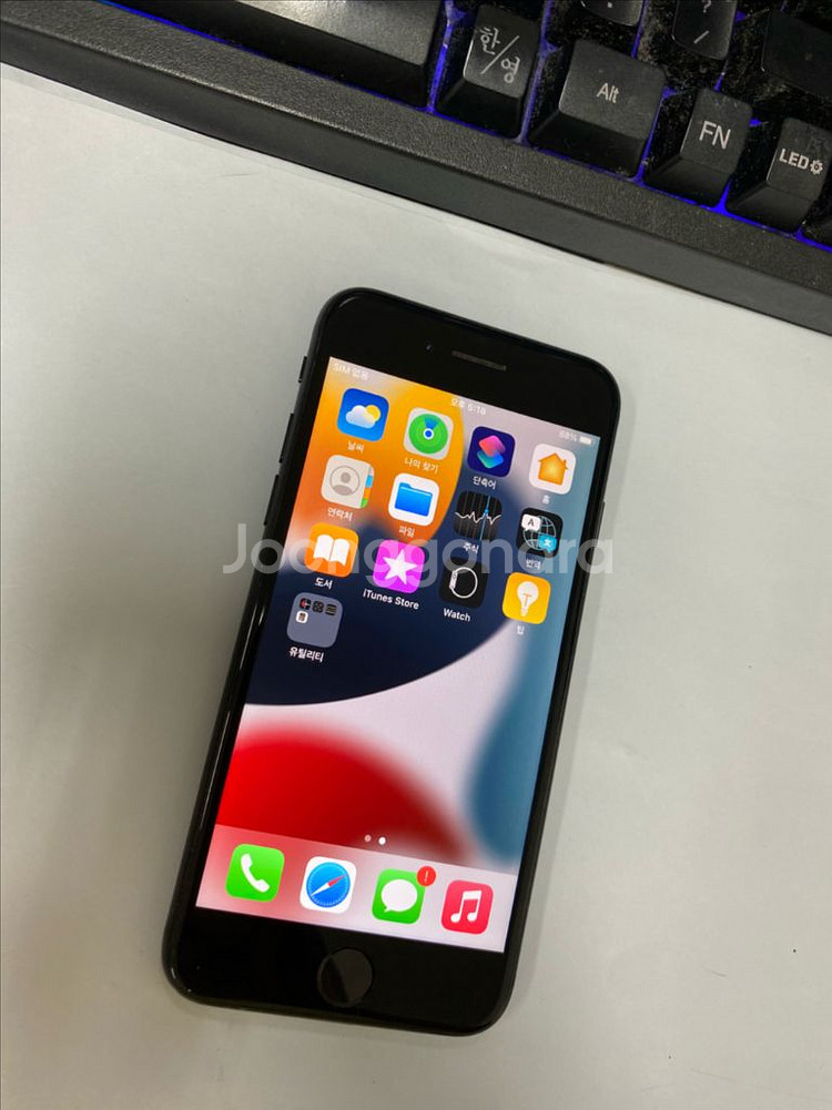 아이폰7 매트블랙 액정SS급 32GB 녹음X빈티지카메라--2