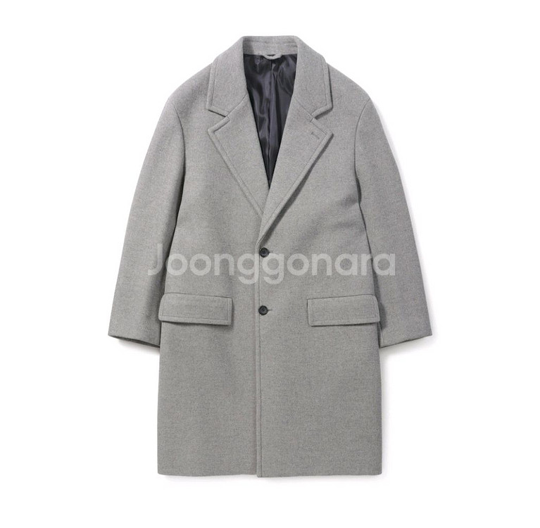 24FW 에피그램 울 오버핏 체스터 코트--2