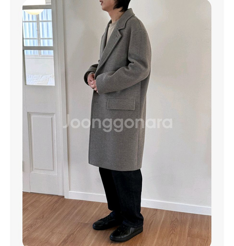 24FW 에피그램 울 오버핏 체스터 코트--1