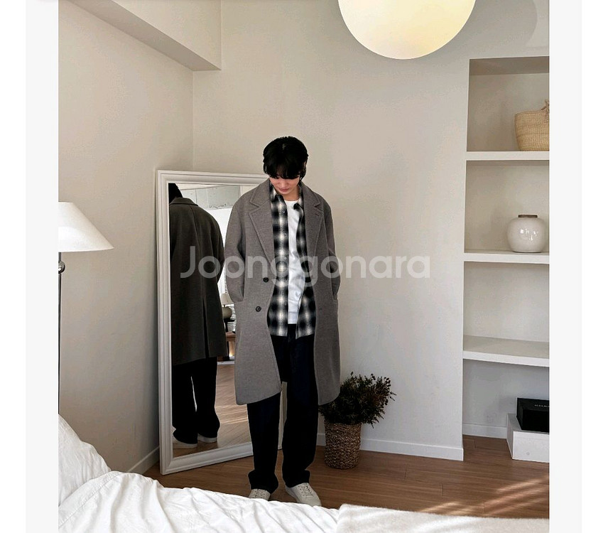 24FW 에피그램 울 오버핏 체스터 코트--0