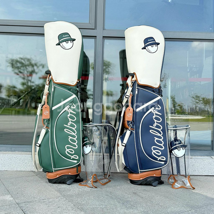말본 클래식 스탠드백 캐디백 골프백 블루 새상품--1