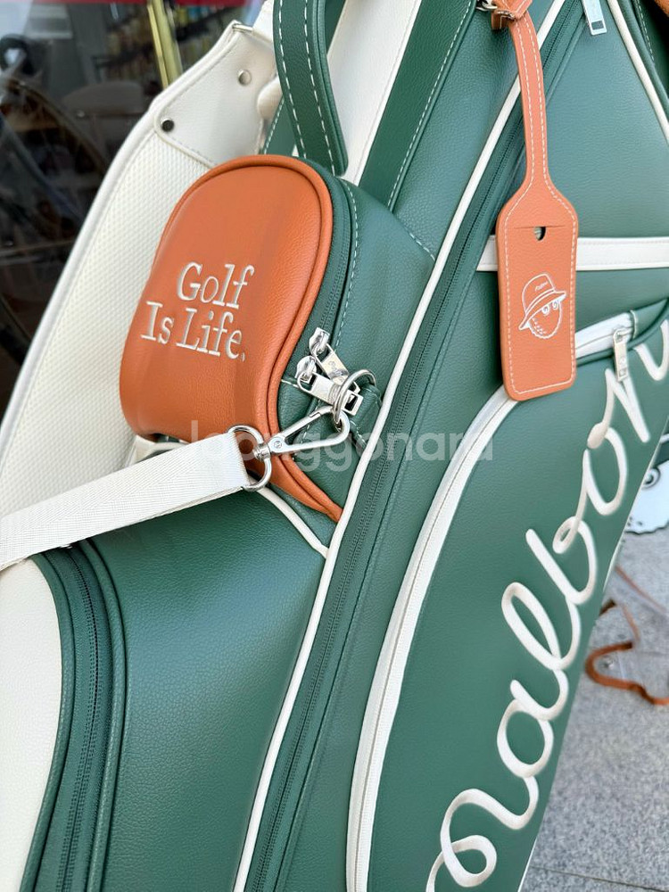 말본 클래식 스탠드백 캐디백 골프백 블루 새상품--2