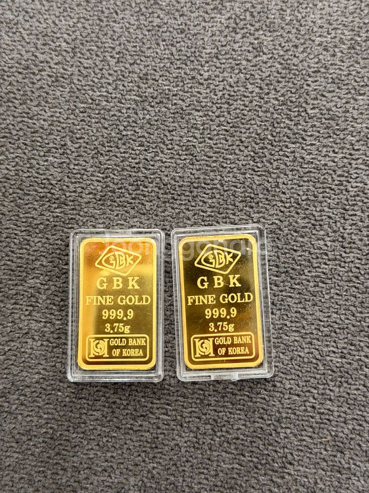 GBK 골드바 1돈 2개 팝니다.--0