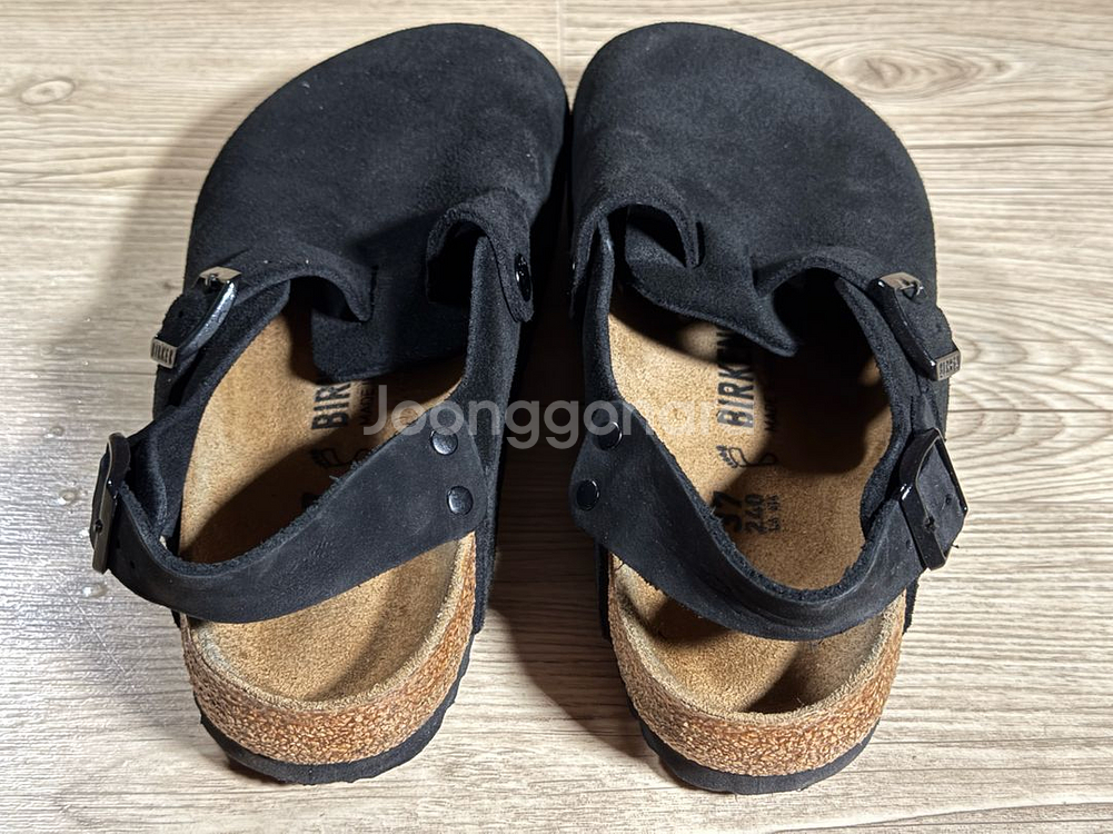 버켄스탁 토키오 II 스웨이드 블랙 240 (37사이즈--4