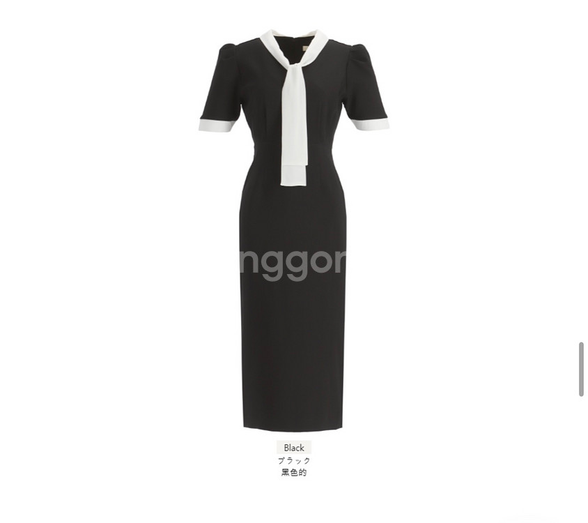 타이 드레스 블랙 새상품--2