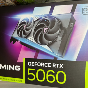 msi rtx 5060 게이밍 oc 그래픽카드 팝니다