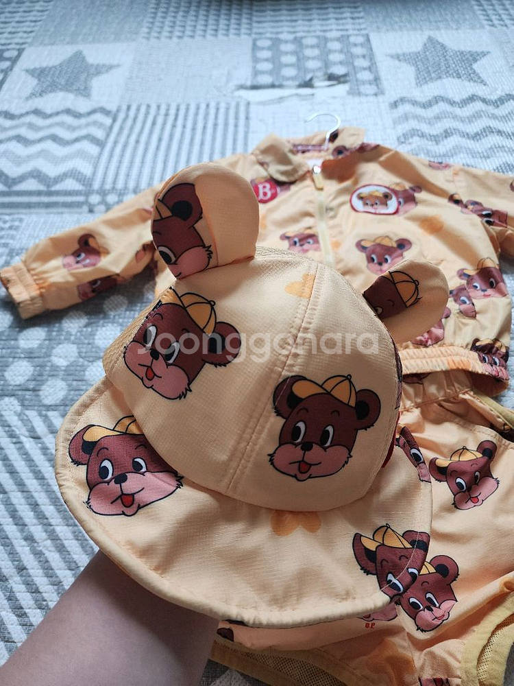 베베드피노 테오 바람막이 바지 모자 세트 베이비100--6