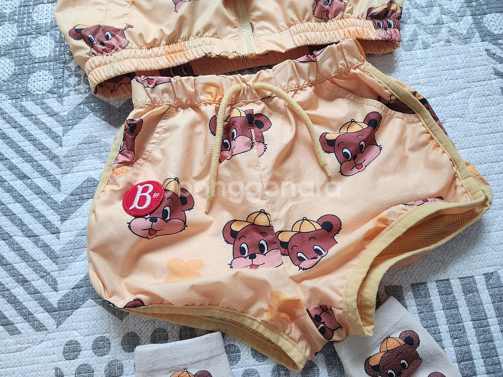 베베드피노 테오 바람막이 바지 모자 세트 베이비100--4