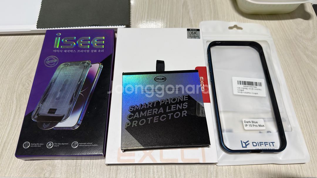 아이폰 15 Pro Max 256G 블루 티타늄 팝니다--4