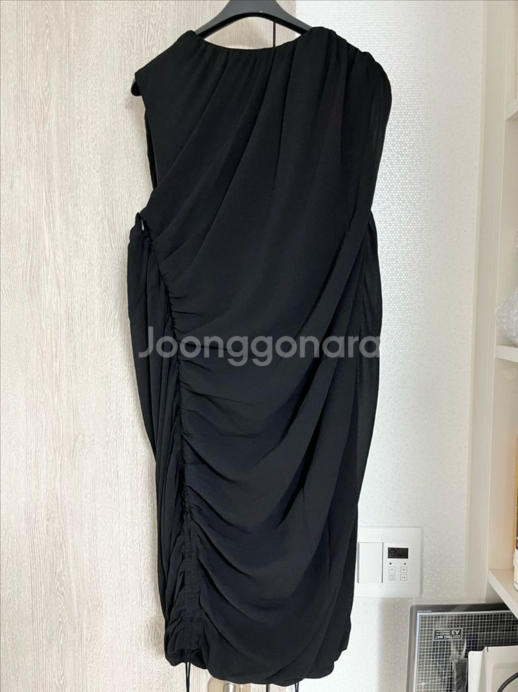 로우타이드 Low Tide 드레이프 쉬어 드레스--6