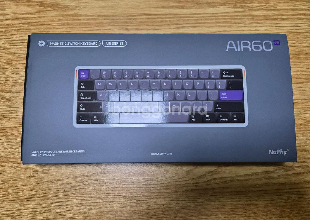 Nuphy air60he 누피 자석축 키보드--0