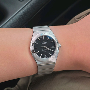 오메가 컨스텔레이션 메탈 시계