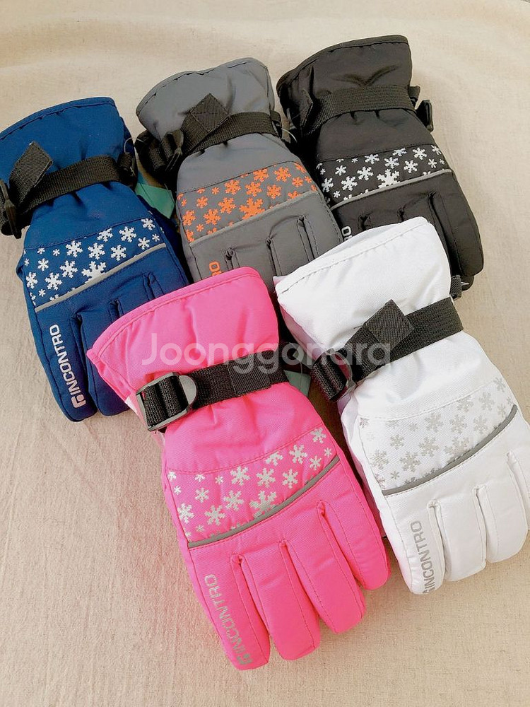 아기 패딩 스키 방한장갑--1