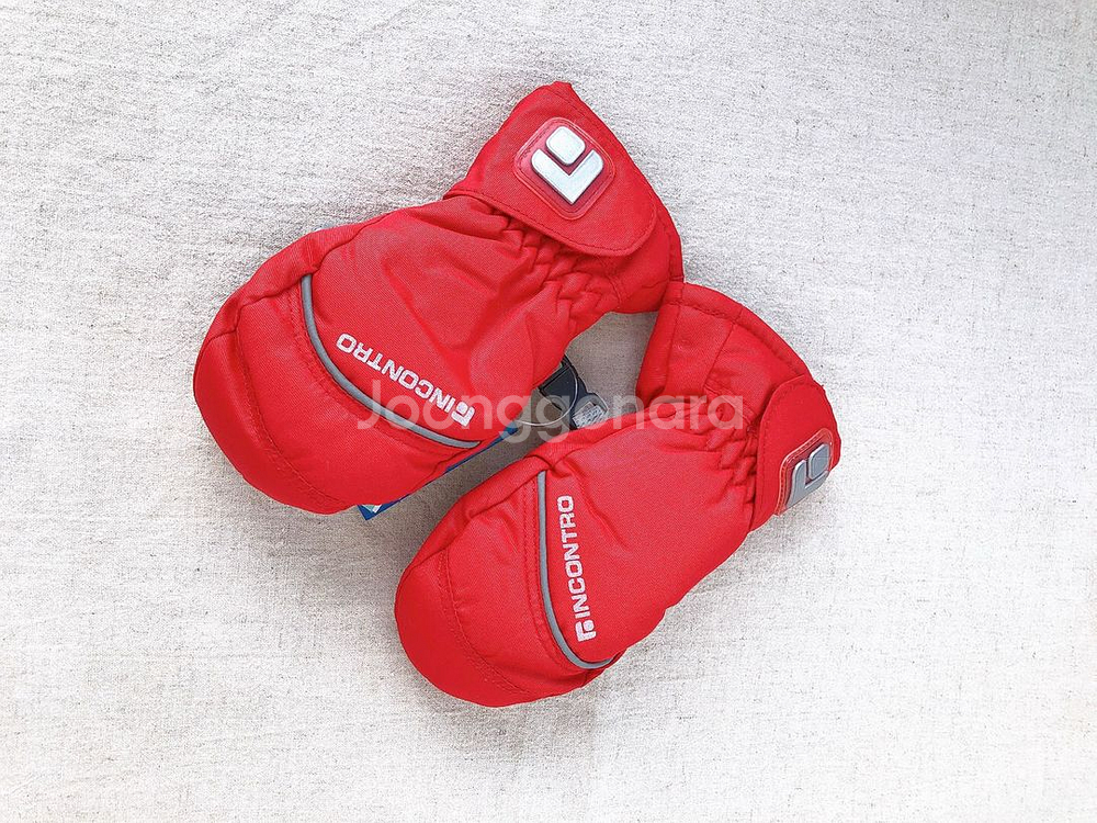 아기 패딩 스키 방한장갑--3