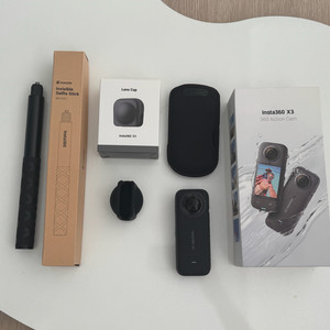 특S급 Insta360 x3 +스틱+렌즈가드+케이스