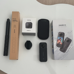 특S급 Insta360 x3 +스틱+렌즈가드+케이스
